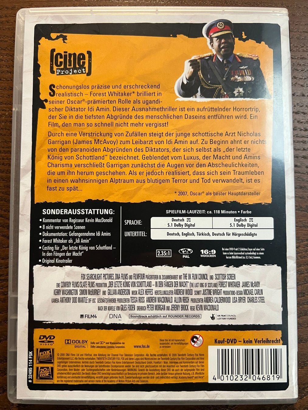 Alle DVDs: Der letzte König von Schottland – Gebraucht aus Zürich von FilmFreunde 1