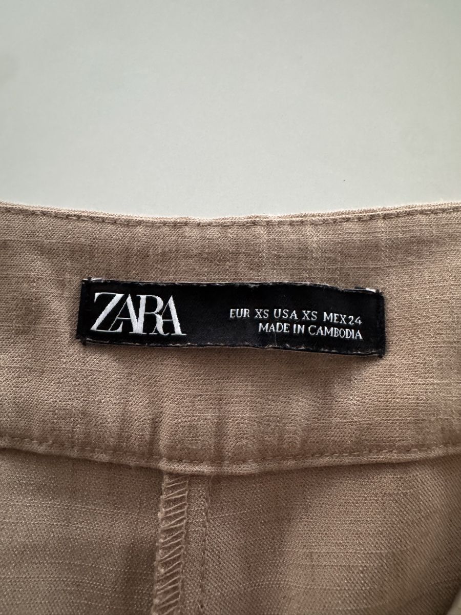 Zara Pantaloni: Zara Stoffhose, Beige, Grösse XS – Usato da Arbon venduto da leu_g29t 2
