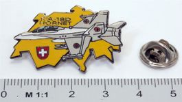 Swiss Air Force-Pin F/A 18-D Hornet Rare