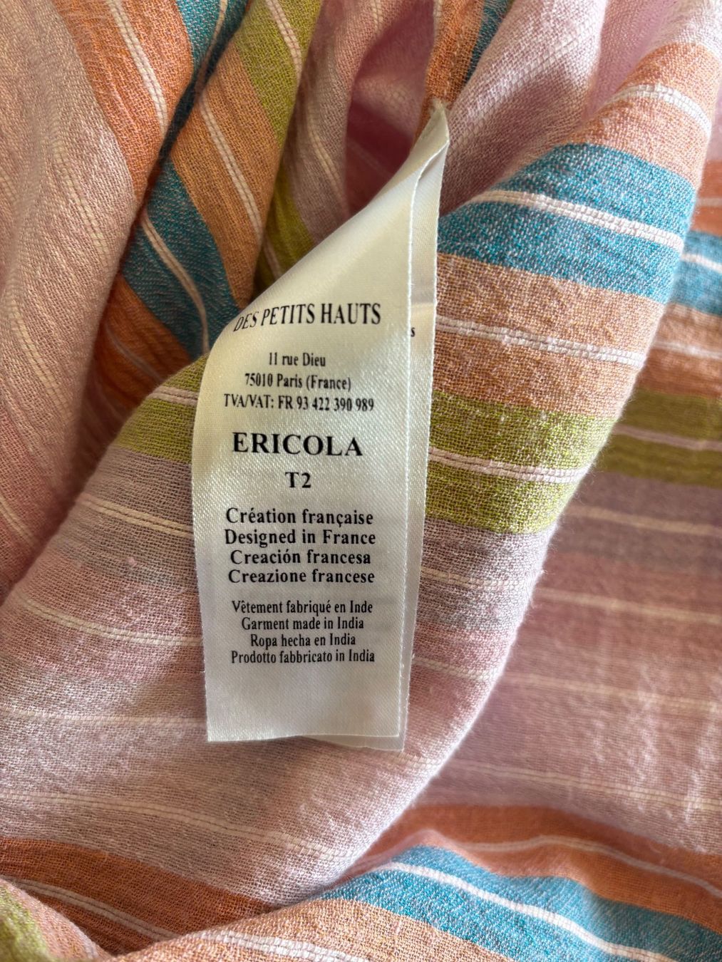 Des Petits Hauts Blusen: DES PETIT HAUTS "ERICOLA" gestreifte Bluse Gr. 2 – Gebraucht aus Zürich von missmodernage 9
