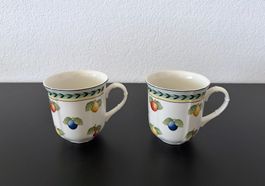 Villeroy & Boch French Garden Tasse, Henkelbecher, 2 Stück