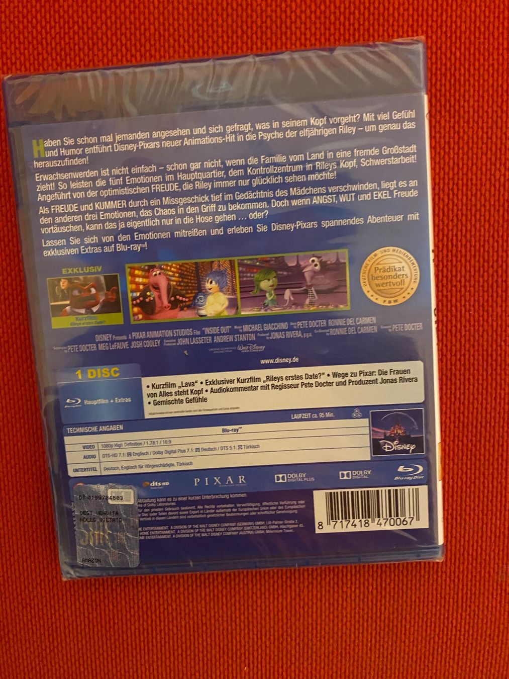 Tutti i DVDs: Alles steht Kopf - Blu-ray - Neu & OVP – Nuovo e nell'imballaggio originale da Einsiedeln venduto da Penguin_Holmes 1