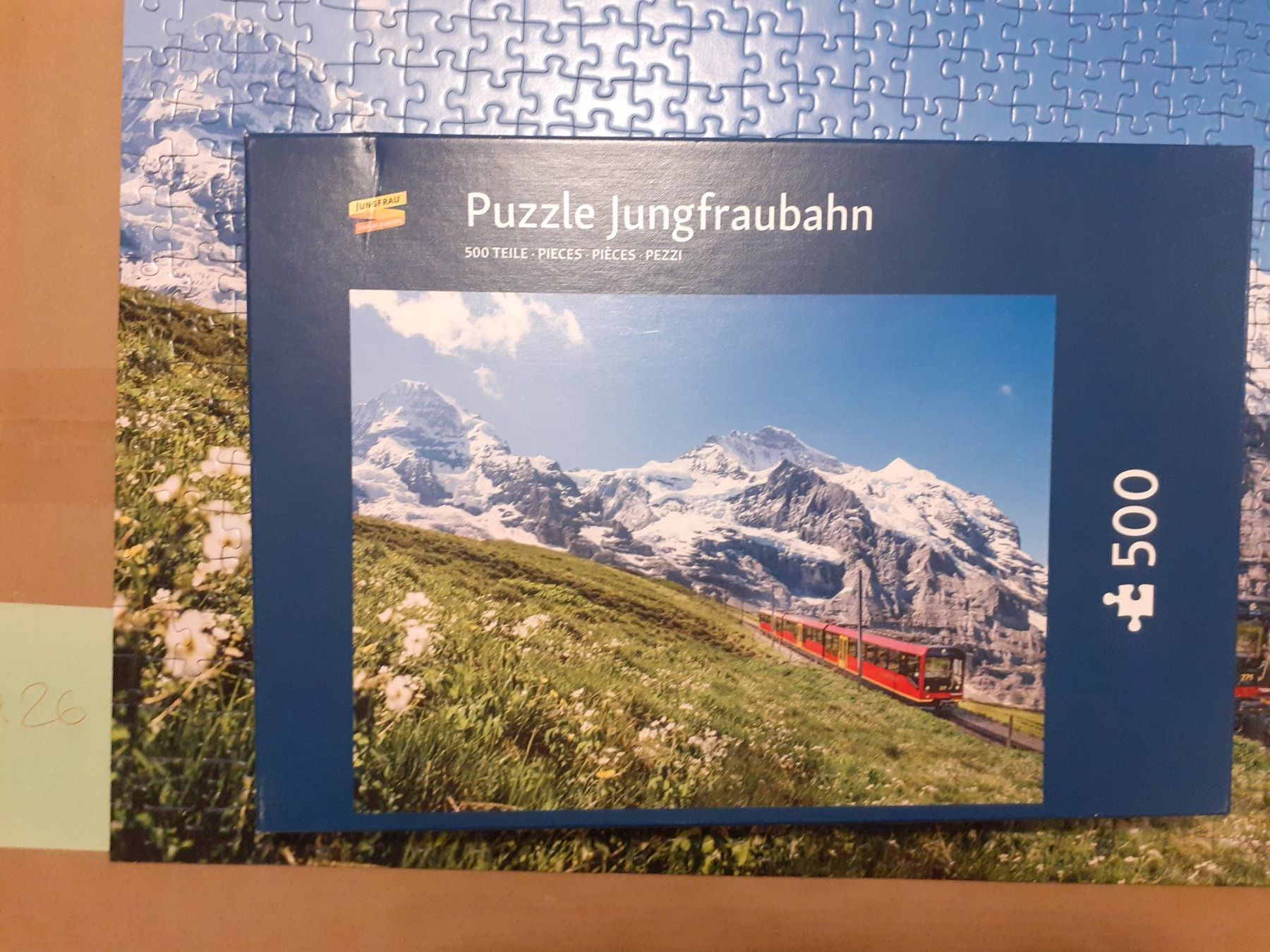 Puzzles: Jungfraubahn Puzzle 500 er – Gebraucht aus Niederwil AG von Bernmatt 1