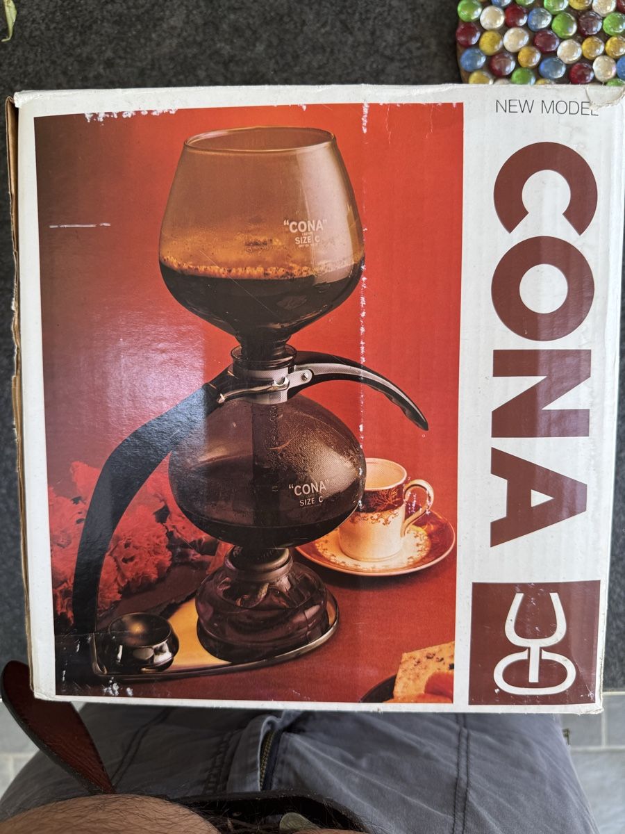Kaffeemaschinen & Espressomaschinen: Kaffeemaschine Cona Size B, Kult – Gebraucht aus Eschenz von Belladog