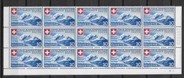 1939: Expo Zürich 15er Block Nr.224 ( Franz.) **