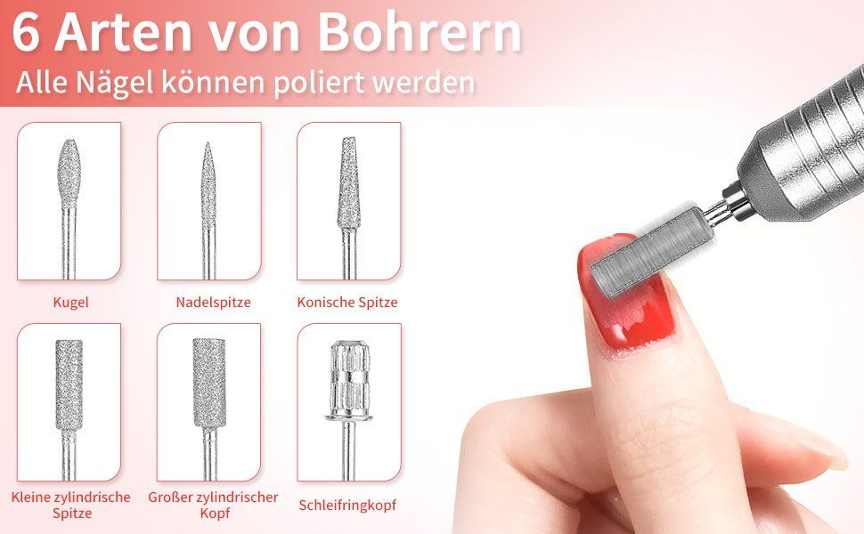 Manicure: Elektrische Nagelfräser mit Pedale – Nuovo e nell'imballaggio originale da Châtelaine venduto da topshop.switzerland 4