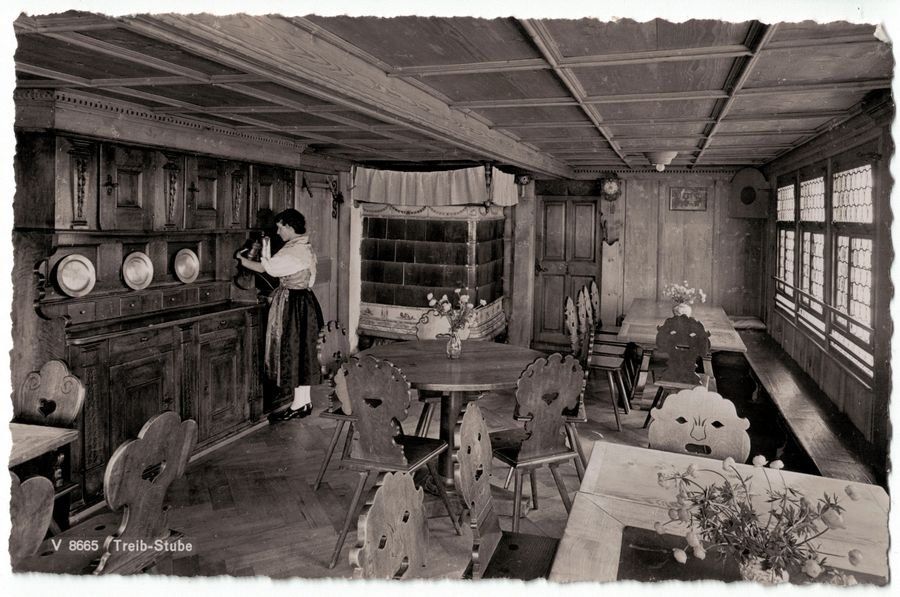 Cartoline postali: Treib-Stube, datiert 1947 – Usato da Frauenfeld venduto da POML