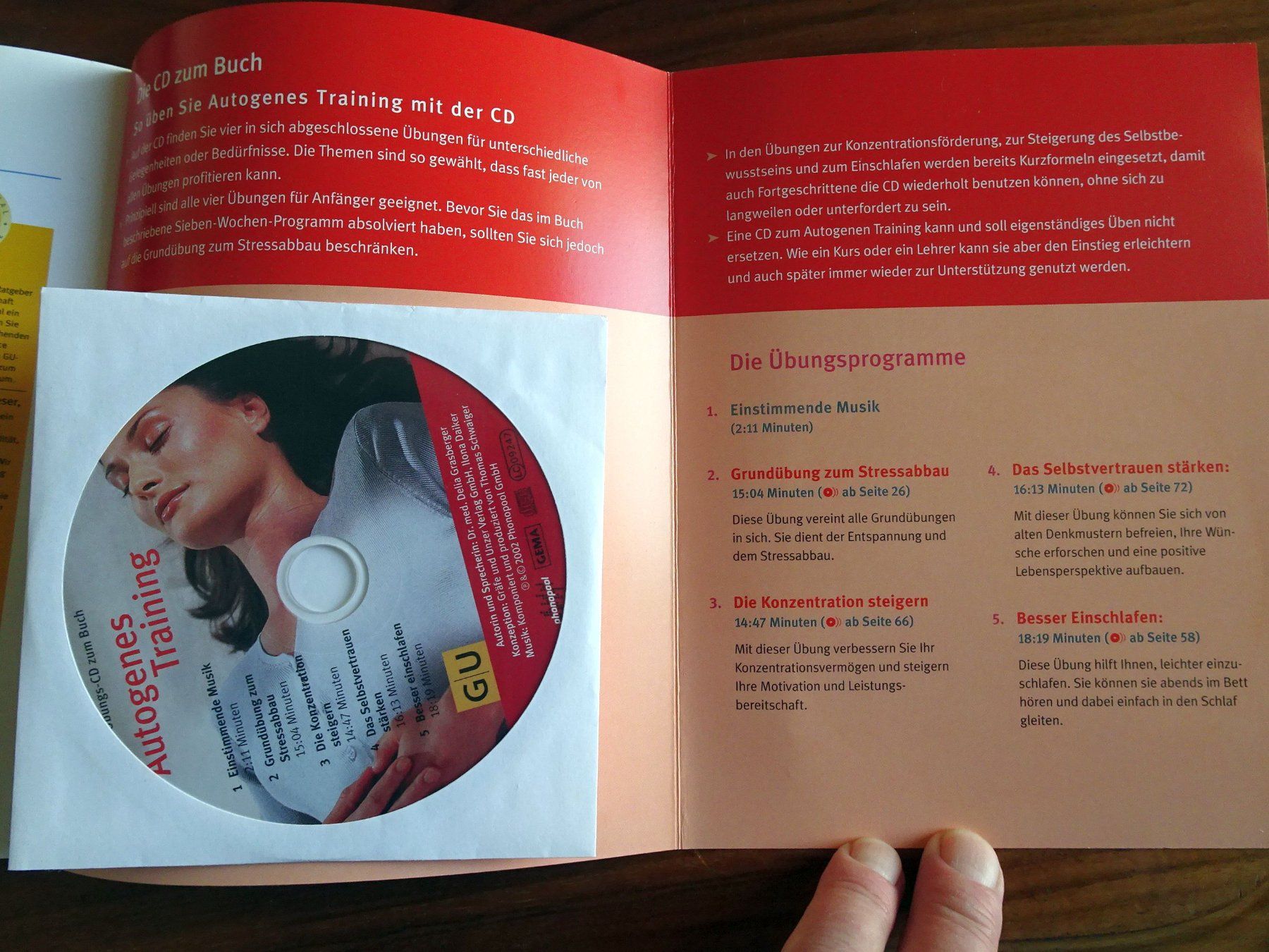 Libri: Autogenes Training mit CD - Dr. med. Delia Grasberger – Nuovo (secondo la descrizione) da Ins venduto da Cantianet 2