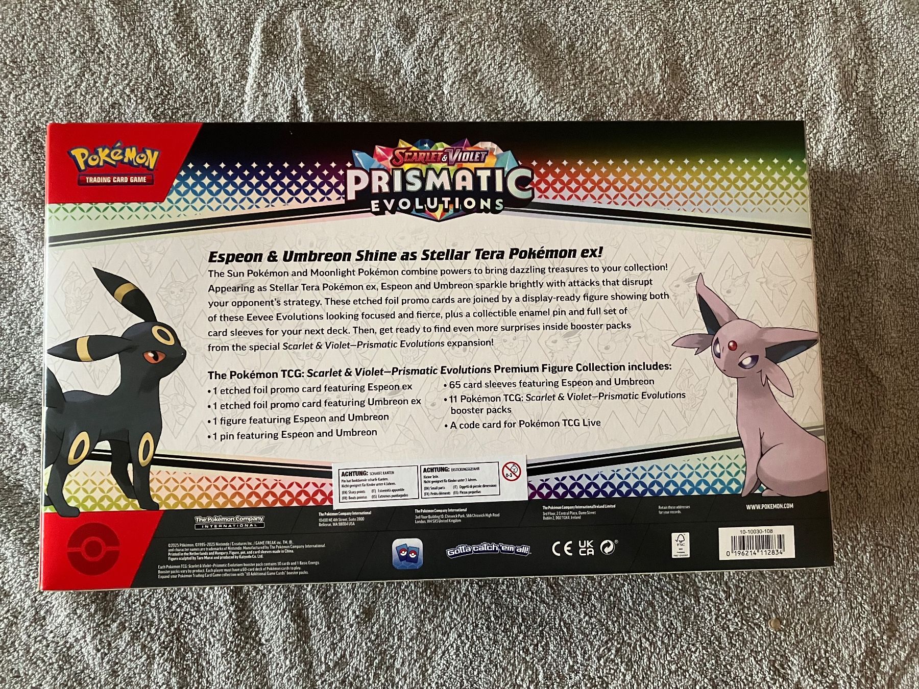 Pokémon Prismatic Evolutions Premium Figure Collection «EN« (Neu und ...