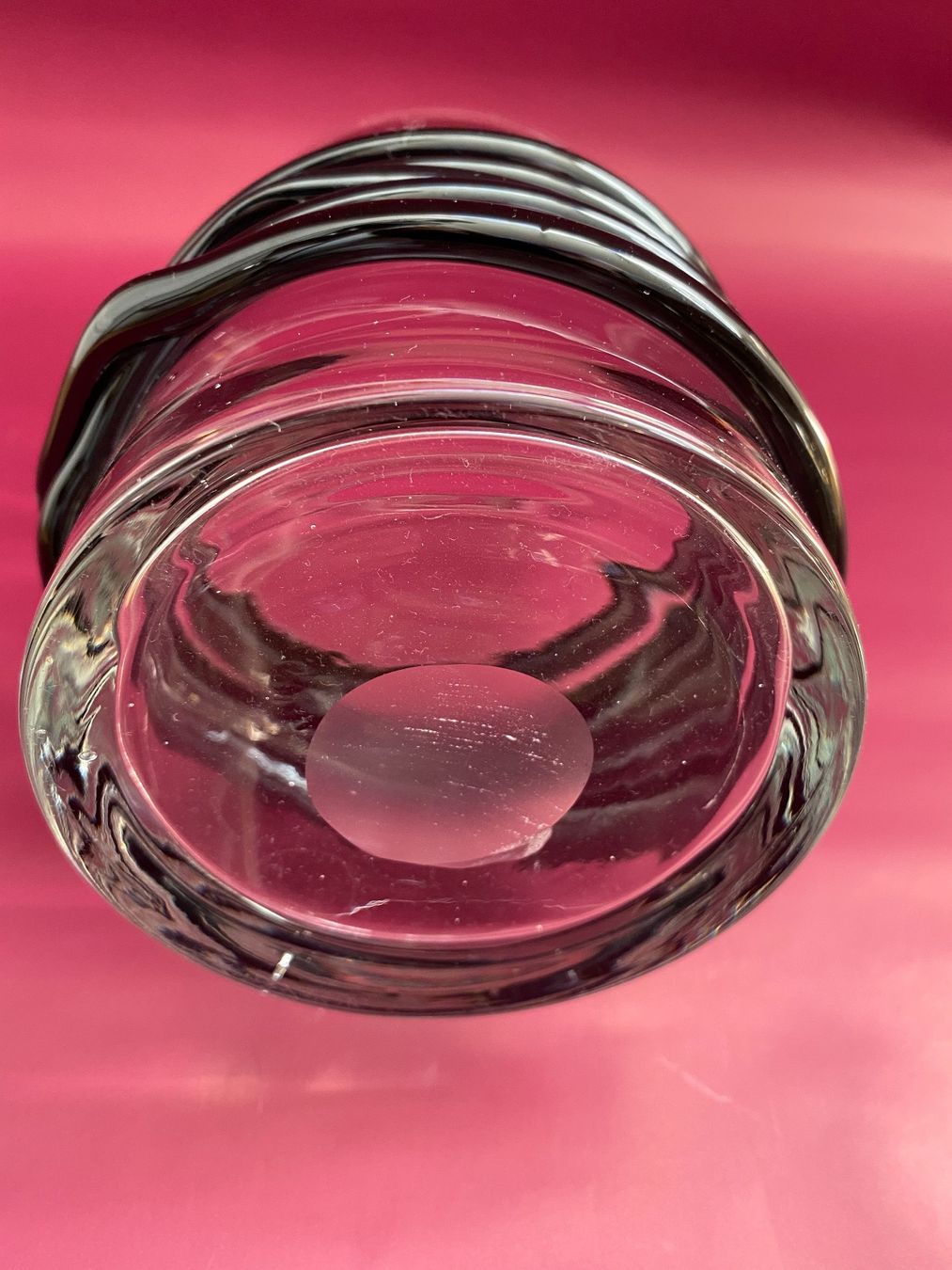 Vasi & Recipienti: Vintage Vase mit schwarzer Applikation – Usato da Bern venduto da schnupka 3