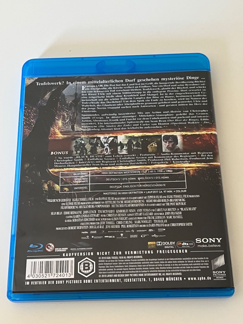 Tutti i DVDs: Black Death Blu-ray – Nuovo (secondo la descrizione) da Altstätten SG venduto da sheamus 1