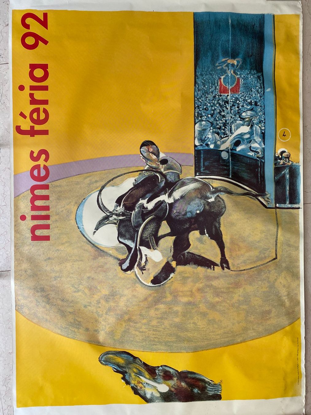 Grafica & Litografie: Grosse Original-Serigraphie Nimes 92 - Francis Bacon – Usato da Zürich venduto da jesulin05