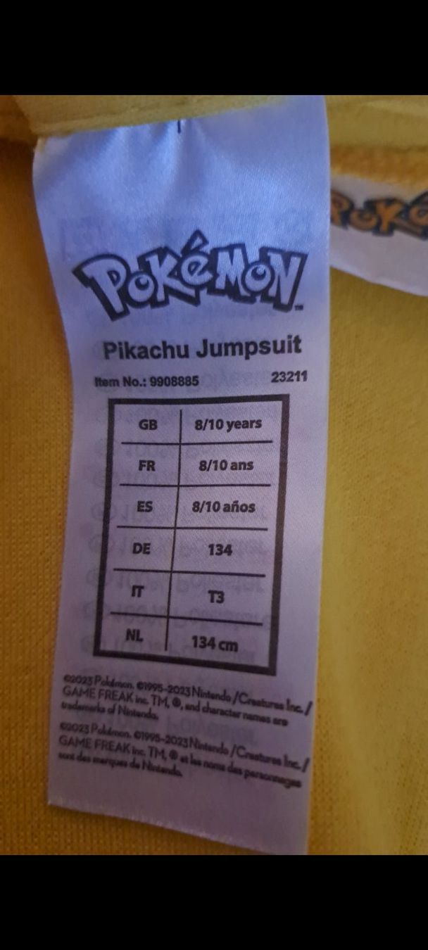 Kostüme: Pikachu Gwand – Neu (gemäss Beschreibung) aus Zürich von blokus12 1