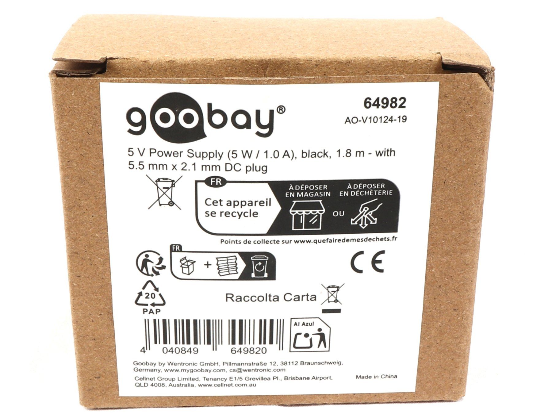 Caricabatterie: GOOBAY 5-V Ladegerät – Nuovo (secondo la descrizione) da Steinen venduto da Restwert_Steinen 6