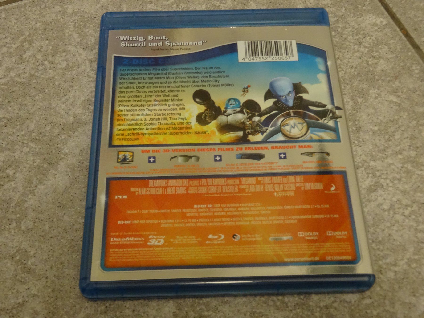 Tutti i DVDs: Megamind 3D + 2D BLU-RAY – Usato da Olten venduto da Disc-Verkauf 2
