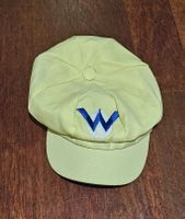 Wario Cap gelb mit blauem W Logo sehr guter Zustand