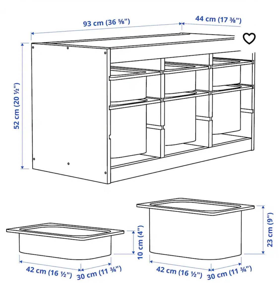 Ikea Scaffali: Trofast Aufbewahrung Regal – Usato da Zürich venduto da jpg85 1