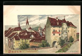 Baden, Landvogteischloss mit Umgebung