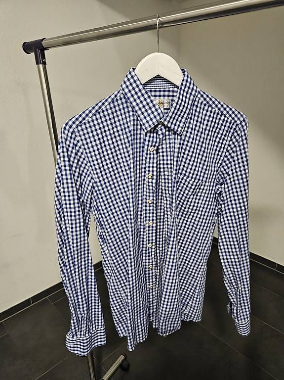 Camicie: Hemd Karomuster Almsach M39 M40 Slim Fit – Usato da Buchs ZH venduto da rit_s6kv 3