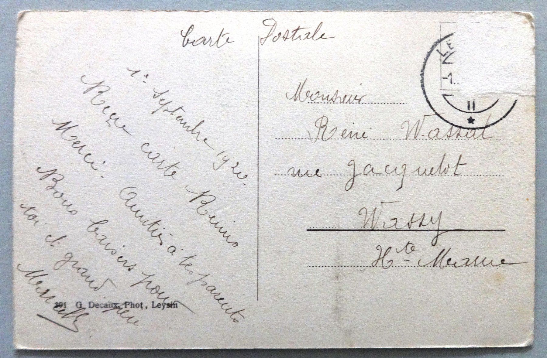 Cartoline postali: La Dent du Midi – Difettoso da Fétigny venduto da Billy2miny 1