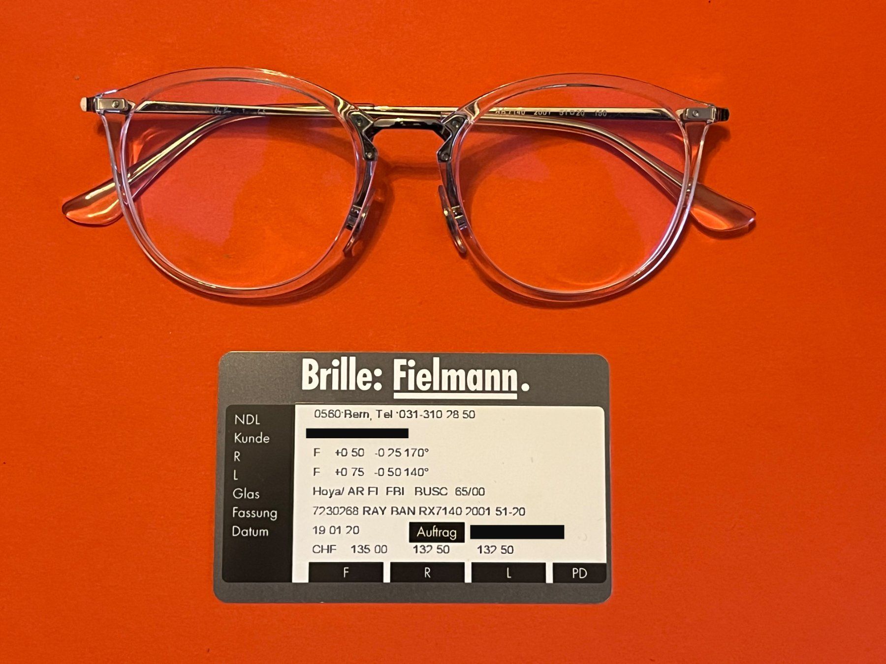 Ray-Ban Occhiali & Lenti: Ray Ban Lesebrille mit Etui – Usato da Bern venduto da Collins2 1