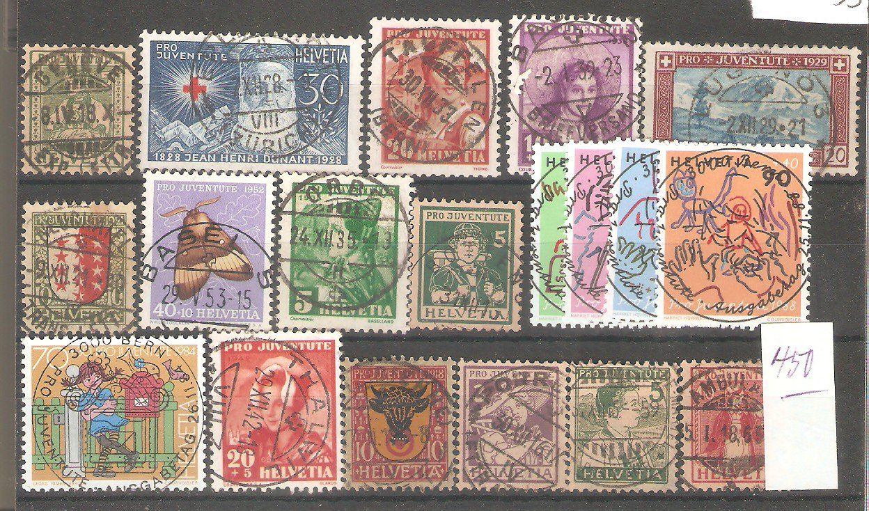 Alle Briefmarken: PJ 19 Zentralstempel – Gebraucht aus Lausanne von Whorvath
