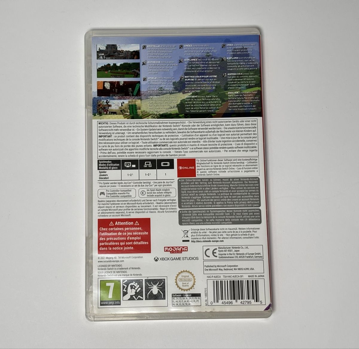 Nintendo Giochi: Gioco Minecraft per Nintendo Switch, usato, in custodia – Usato da Gordola venduto da kar_gy5g 1