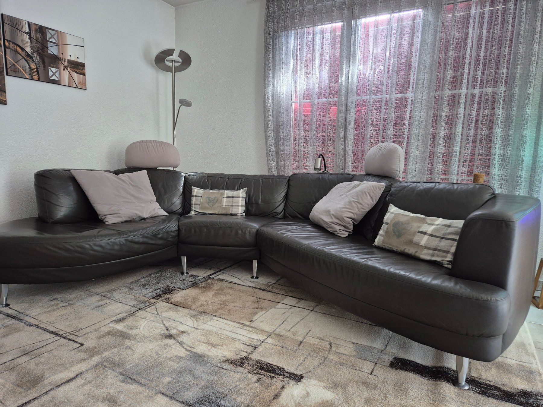 Divani: Ledercouch Ecksofa – Usato da Trimbach venduto da Ping3