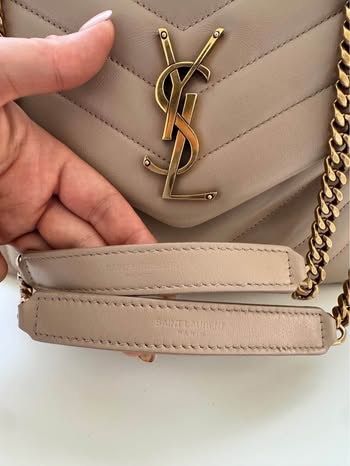 Saint Laurent Taschen: YSL Loulou Medium Beige – Gebraucht aus Pfaffhausen von Serafine_36 2