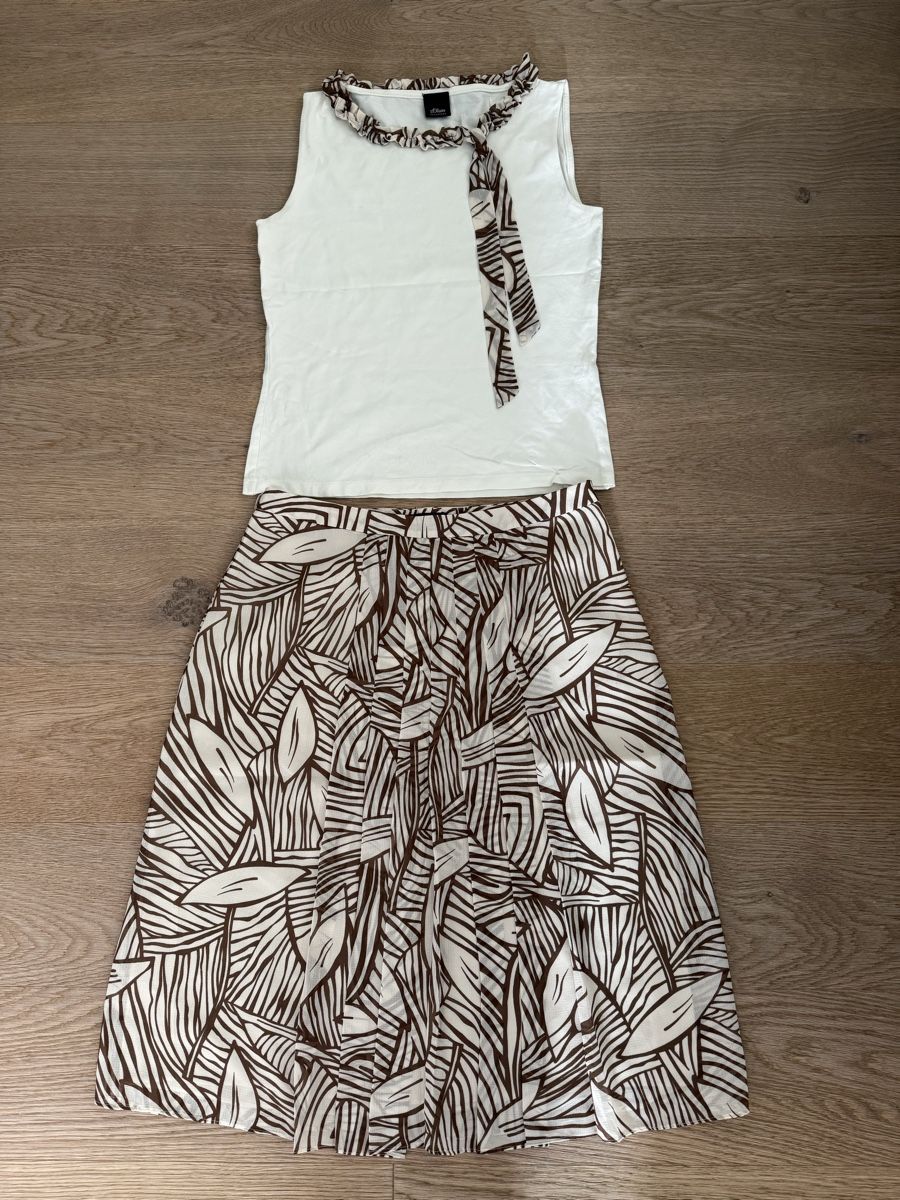 Lotti di vestiti: Sommer Set, Rock und Top, Gr. IT40 – Usato da Killwangen venduto da was.sharp