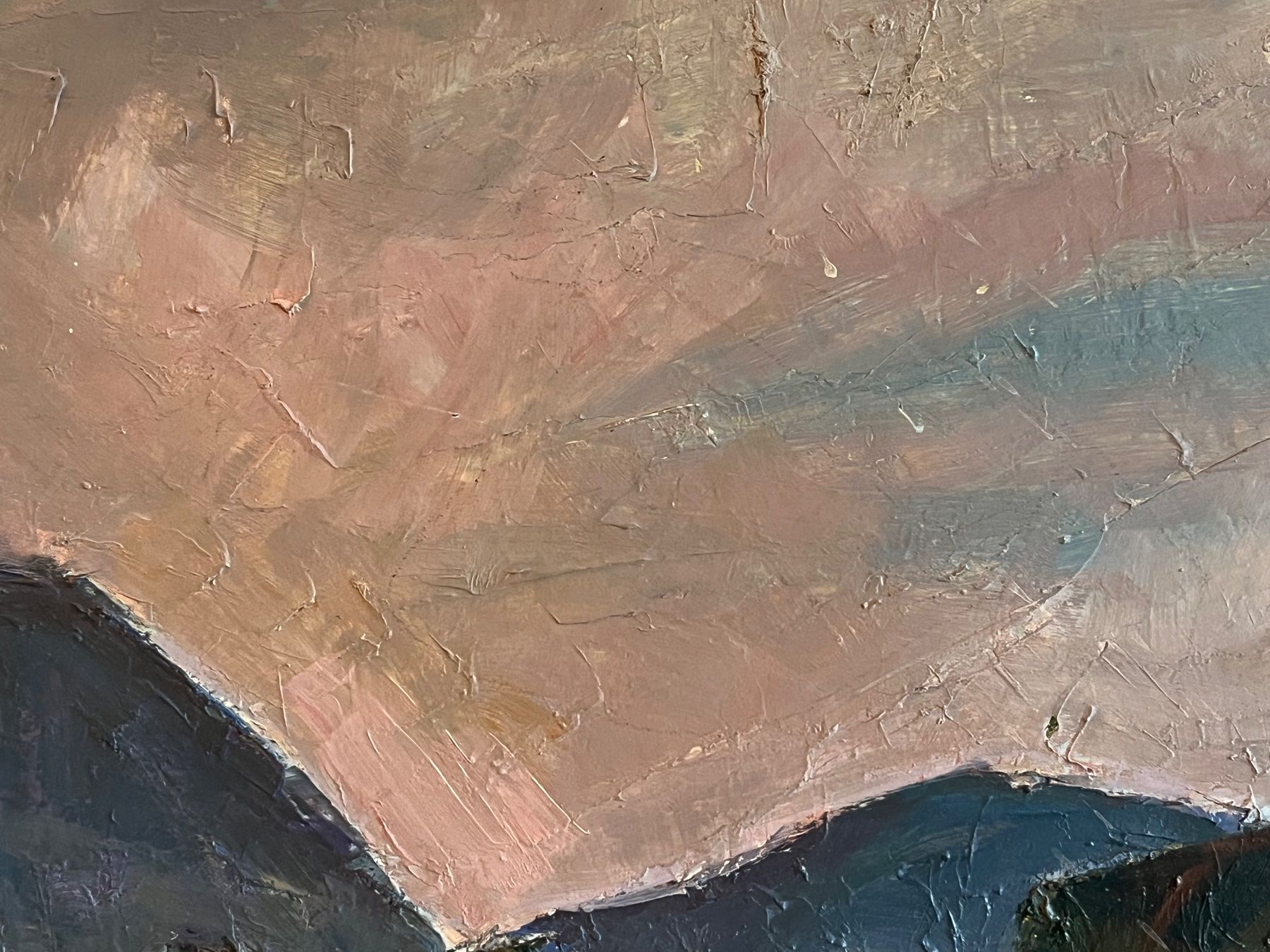 Dipinti: Hans Mäusli Landschaft Schweizer Kunst – Usato da Basel venduto da Kaffee_und_Kunst 5