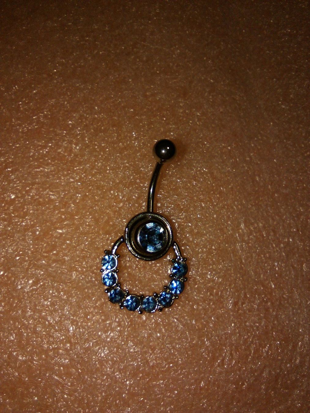 Gioielli per piercing: bauchnabel piercing,,mit echt kristall,hellblau – Nuovo (secondo la descrizione) da Basel venduto da bijoutrie_4 1