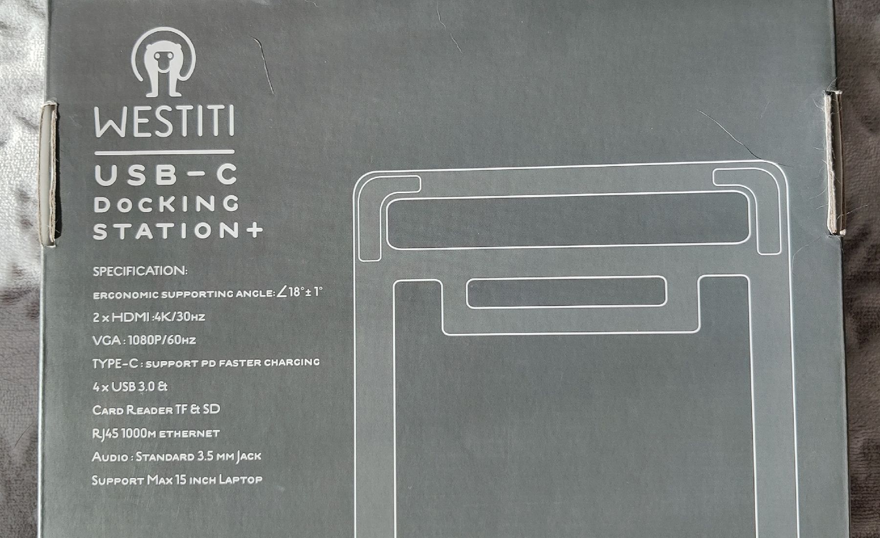 Docking station: Westiti USB-C docking station + – Nuovo (secondo la descrizione) da Sierre venduto da Dorianex6 5