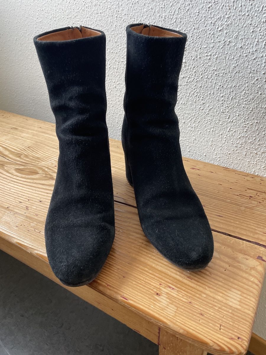 Scarpe da donna: Anthology Paris Wildleder Boots Gr. 38 schwarz – Usato da Zürich venduto da ehupp 2