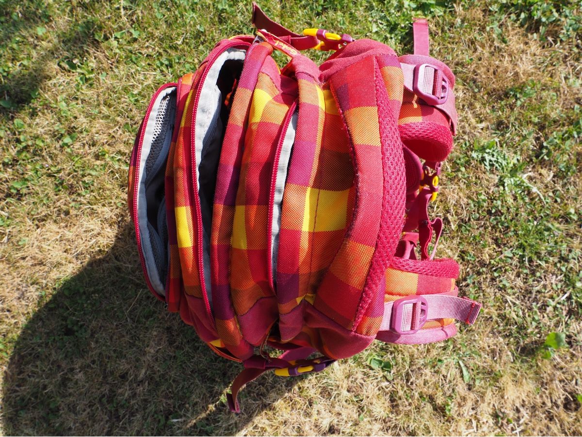 Satch Kindertaschen: Satch Schulrucksack rot, orange, gelb – Gebraucht aus Nottwil von sil_tn5k 1