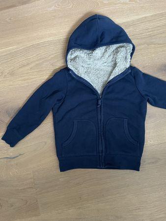 Sweat Jacke mit Teddyfutter