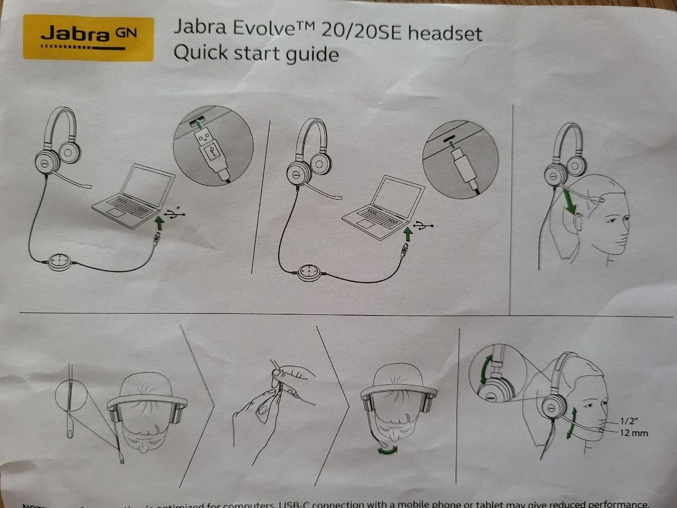 Jabra Casques audio: Jabra Evolve 20 Stereo – Neuf avec emballage d'origine à Worben par Golftinu 4