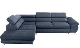 ECKSOFA MIT STAURAUM UND BETTFUNKTION IN PETROL -50%