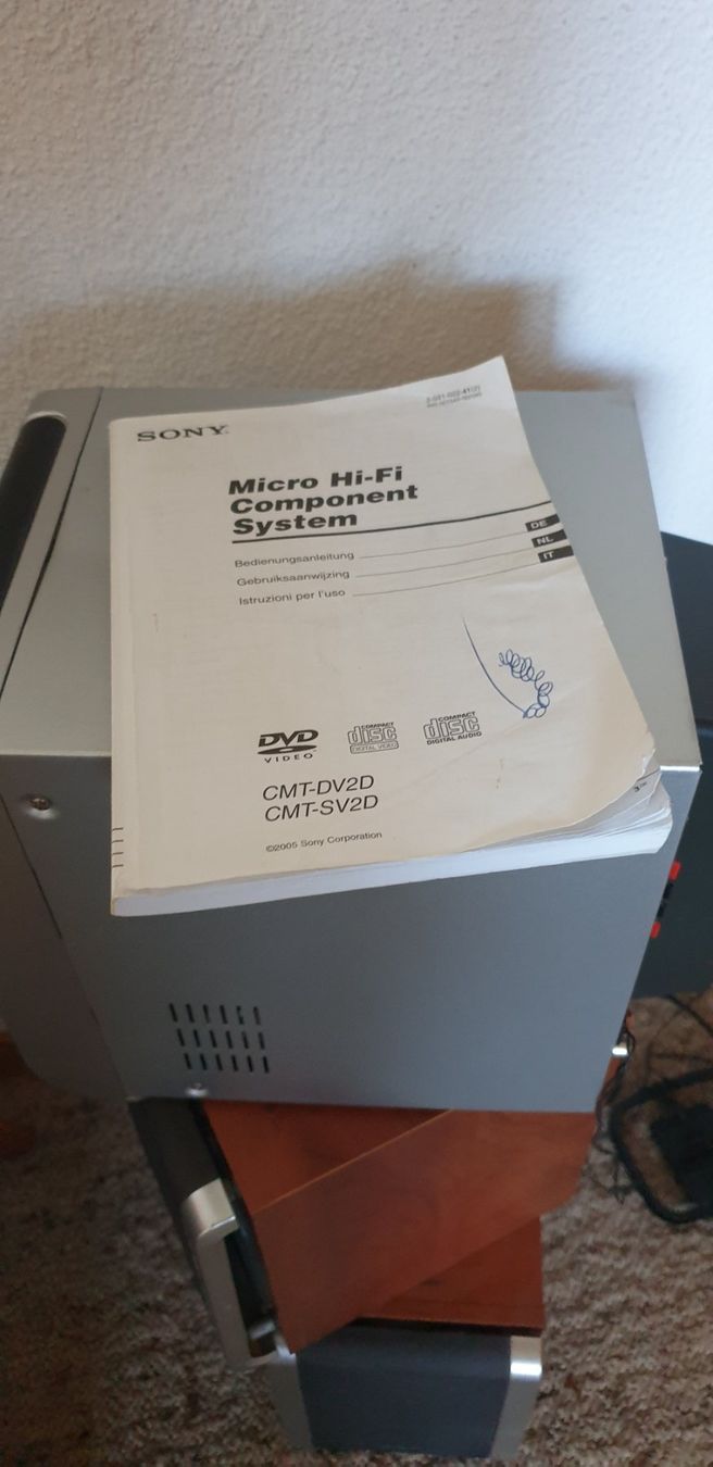 Sony Lettore multimediale & Streamer: Sony Micro Hifi Stereoanlage – Difettoso da Wildhaus venduto da enzian66 4