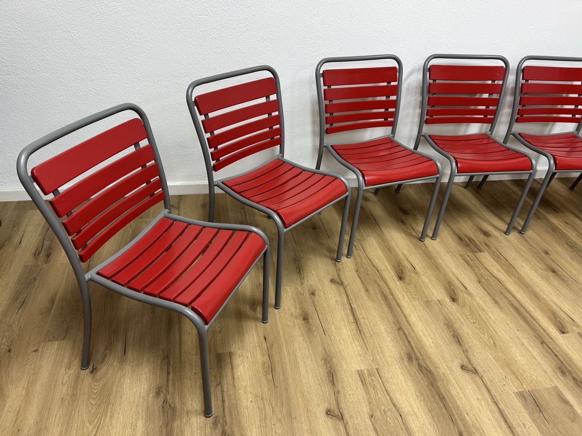 Bigla Chaises: Bigla Gartenstühle (restauriert) – D'occasion à Basel par MoebelSackmann 2
