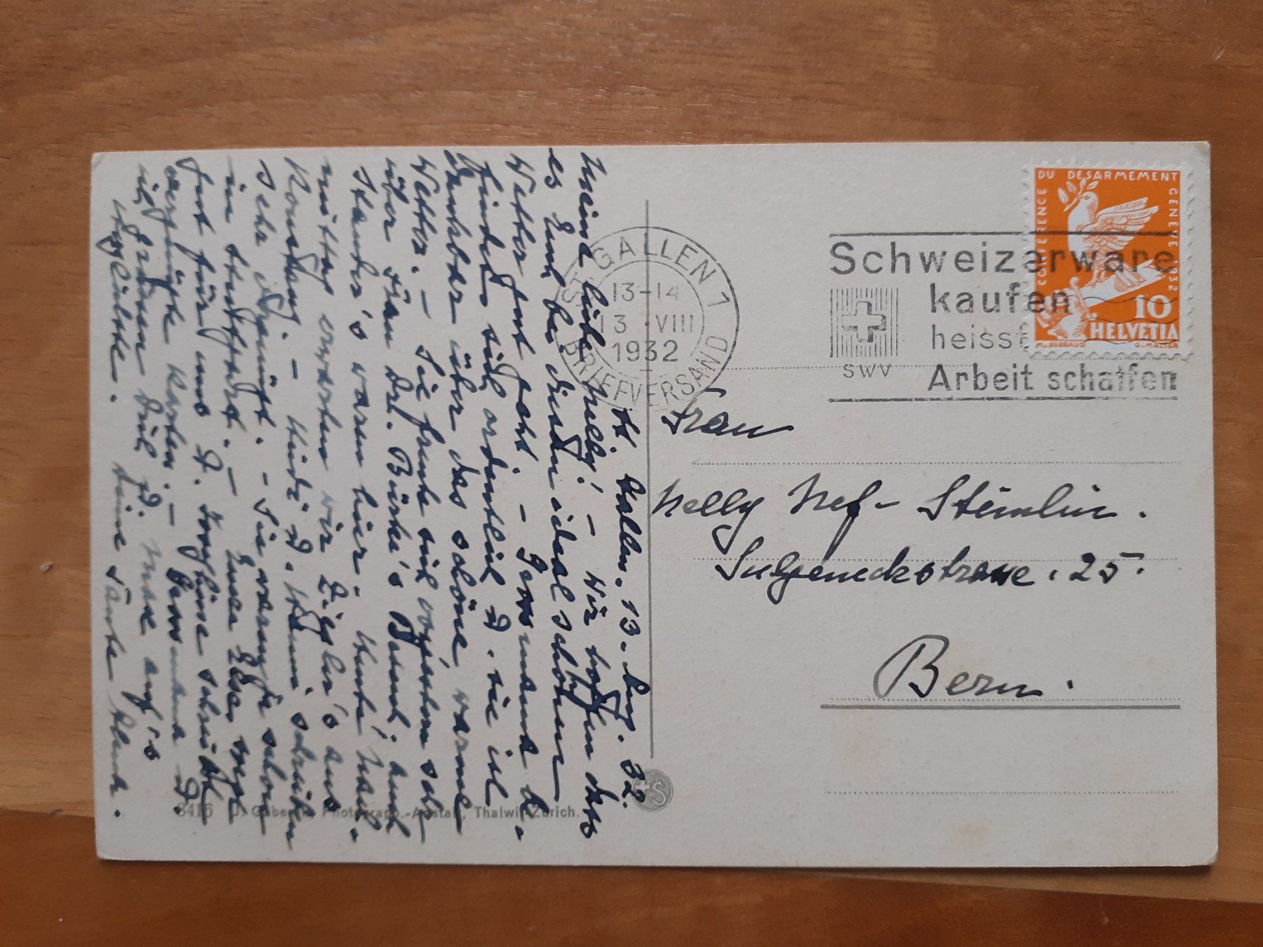 Cartes postales: AK Der Walensee geg. den Murtschenstock 1932 / Seen – D'occasion à Küssnacht am Rigi par cartolina-1 1
