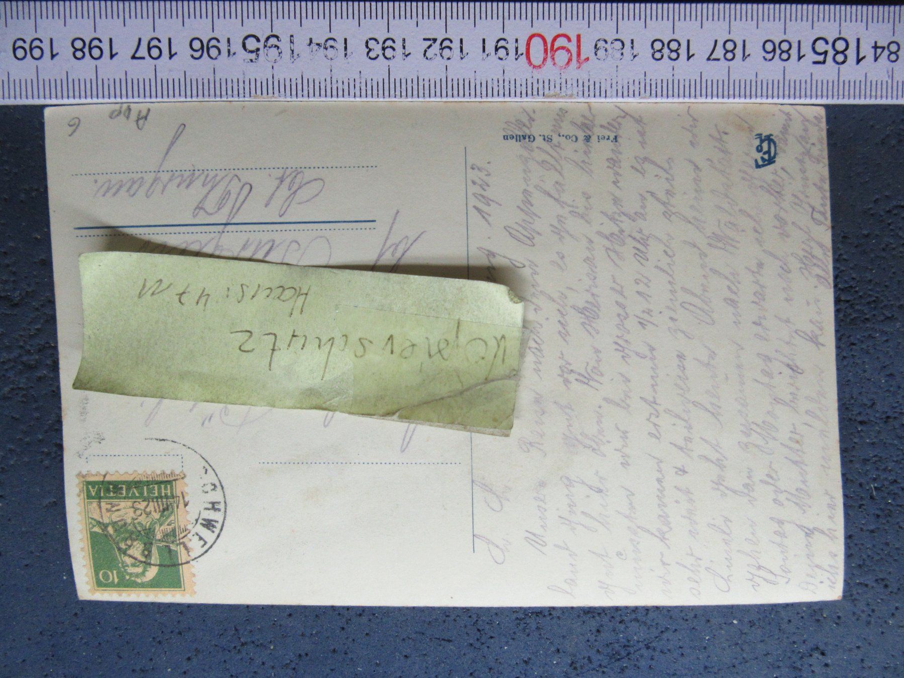 Cartoline postali: SCHWELLBRUNN AK APP 1923 FLECK – Usato da Ettingen venduto da Hausi4711 2