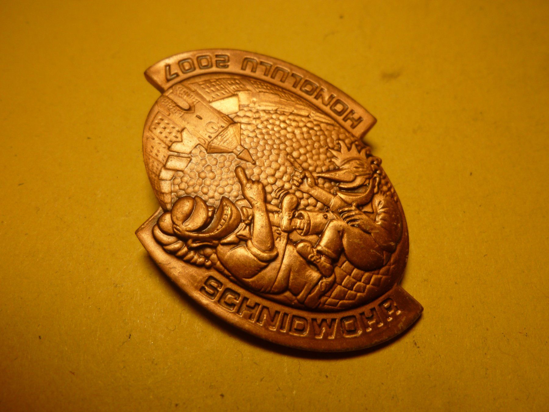 Plaketten & Abzeichen: HONOLULU 2007 BRONZE – Gebraucht aus Ried (Muotathal) von Mandarin02
