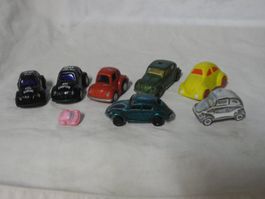 KONVOLUT:  VW KÄFER  COCCINELLE  SPITZER  BROSCHE CORGI JUN.
