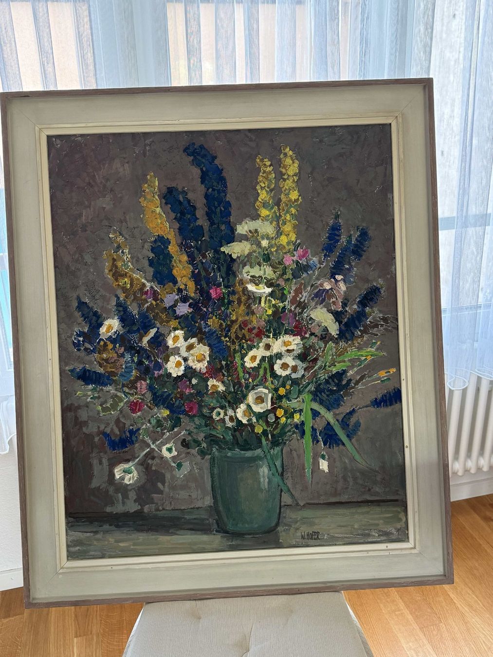 Dipinti: Bild Feldblumenstrauss von Walter Hofer – Usato da Zumikon venduto da kaeptenbalu