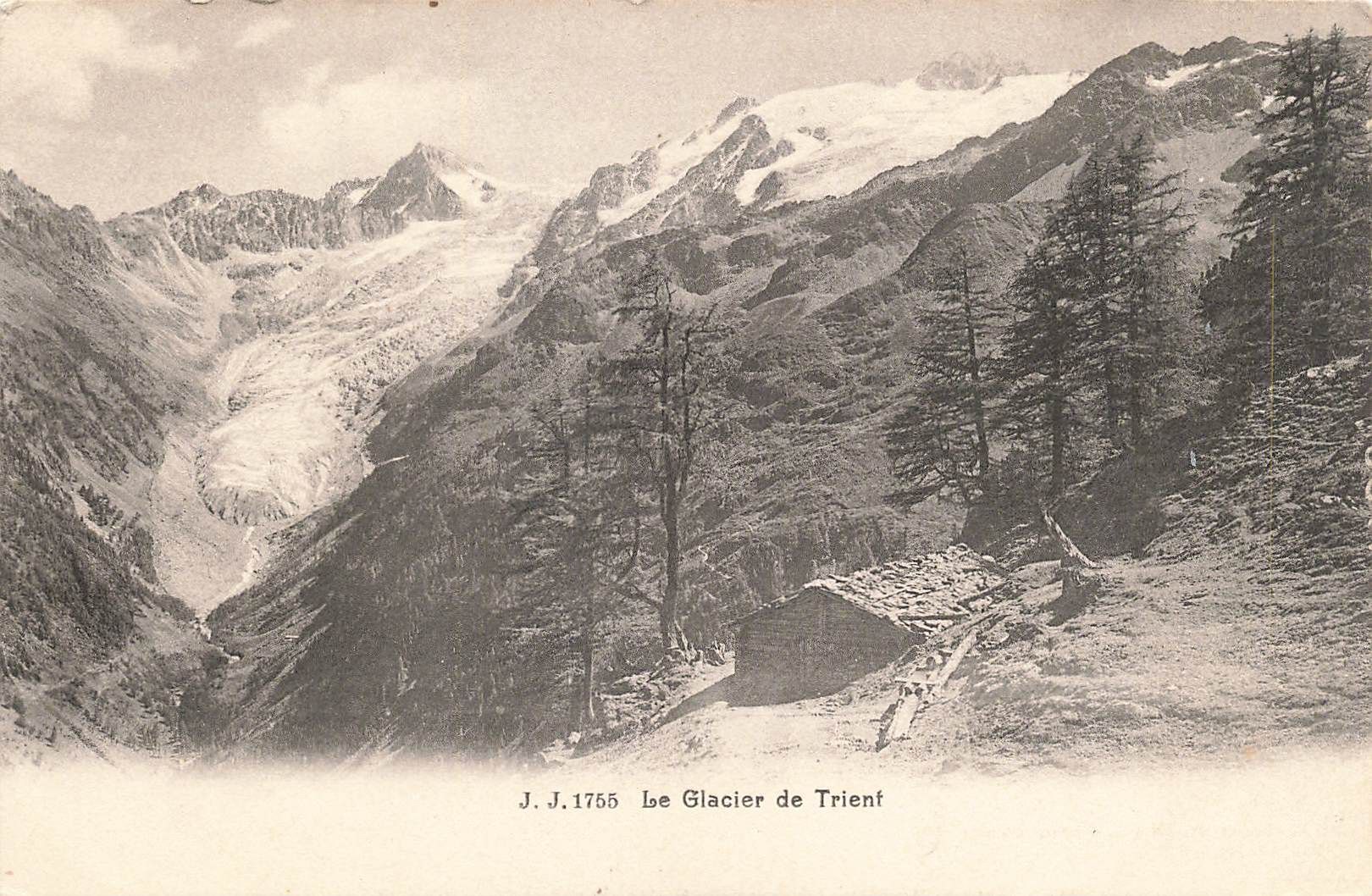 Cartoline postali: Trient (VS) – Der Trientgletscher – Usato da Biasca venduto da Blenio71