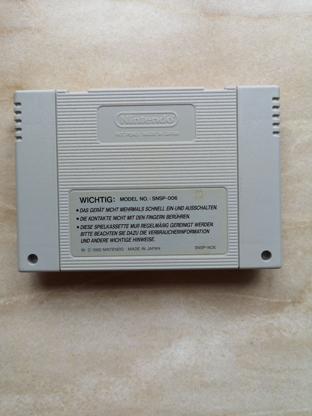 Nintendo Giochi: Super Nintendo Mr. Nutz – Usato da Herisau venduto da Leonie66 1