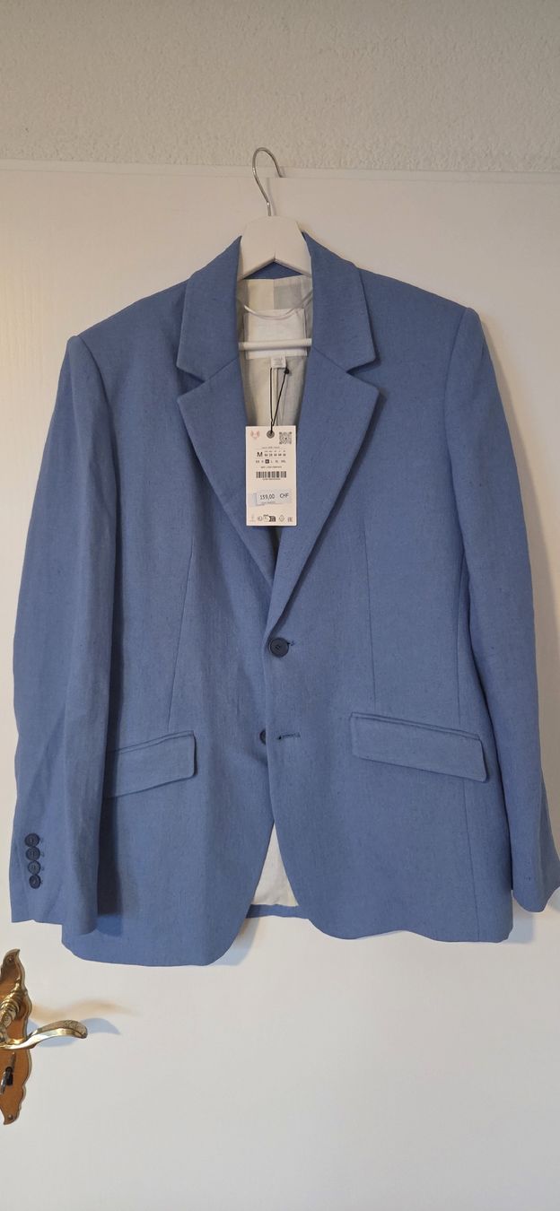 Zara Giacche: NEU Zara Leinenblazer Gr:M NP 159.- – Nuovo e nell'imballaggio originale da Horgen venduto da aiac0 7