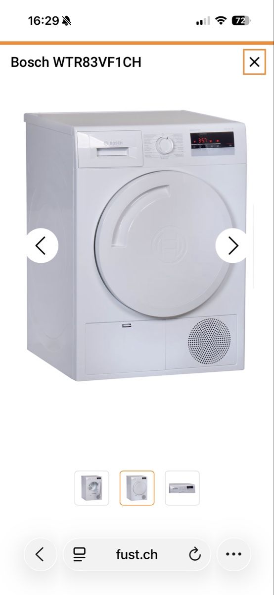 Bosch Asciugatrici: Bosch WTR83VF1CH Tumbler – Usato da Subingen venduto da Bianca.Monaliza72