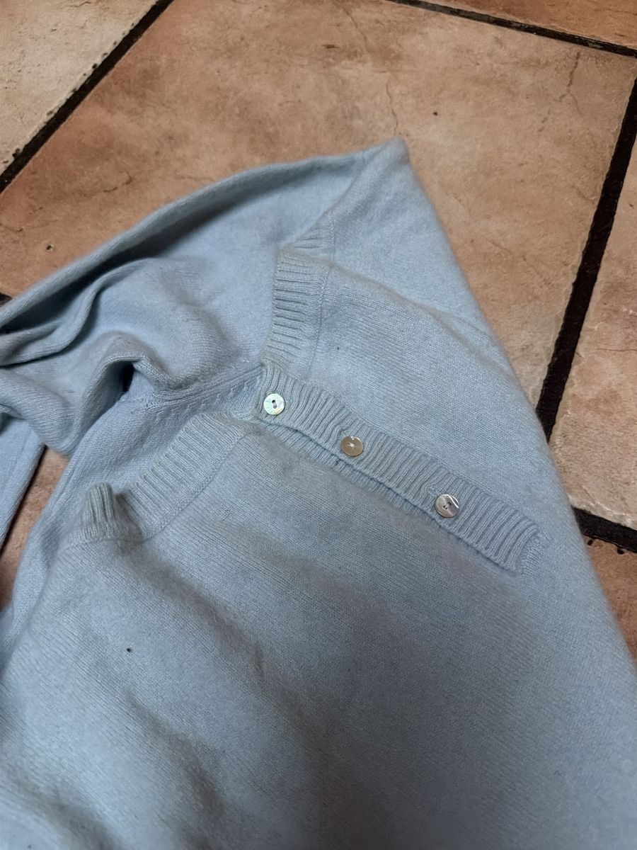 Wolle: Light Blue Weicher Kaschmirpullover – Gebraucht aus Chur von Madeys 2